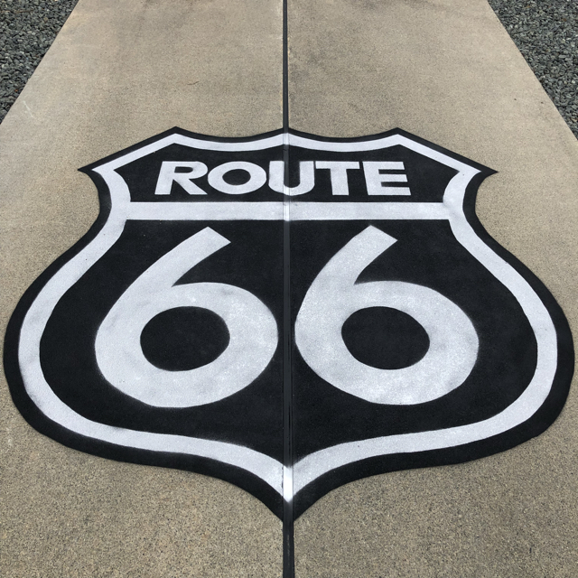 Route66特大ステンシル 山口県 アメリカン オリジナル雑貨屋 Oneforzero